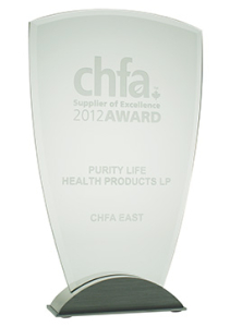 CHFA East Supplier Of Excellence Award 2012